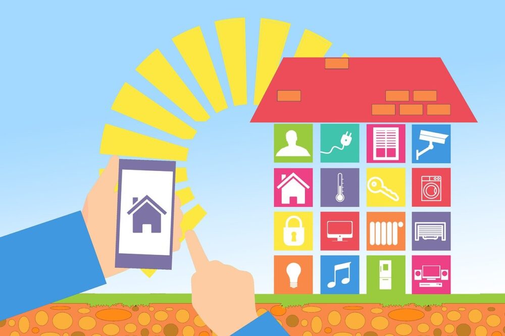 smart home, house, technology